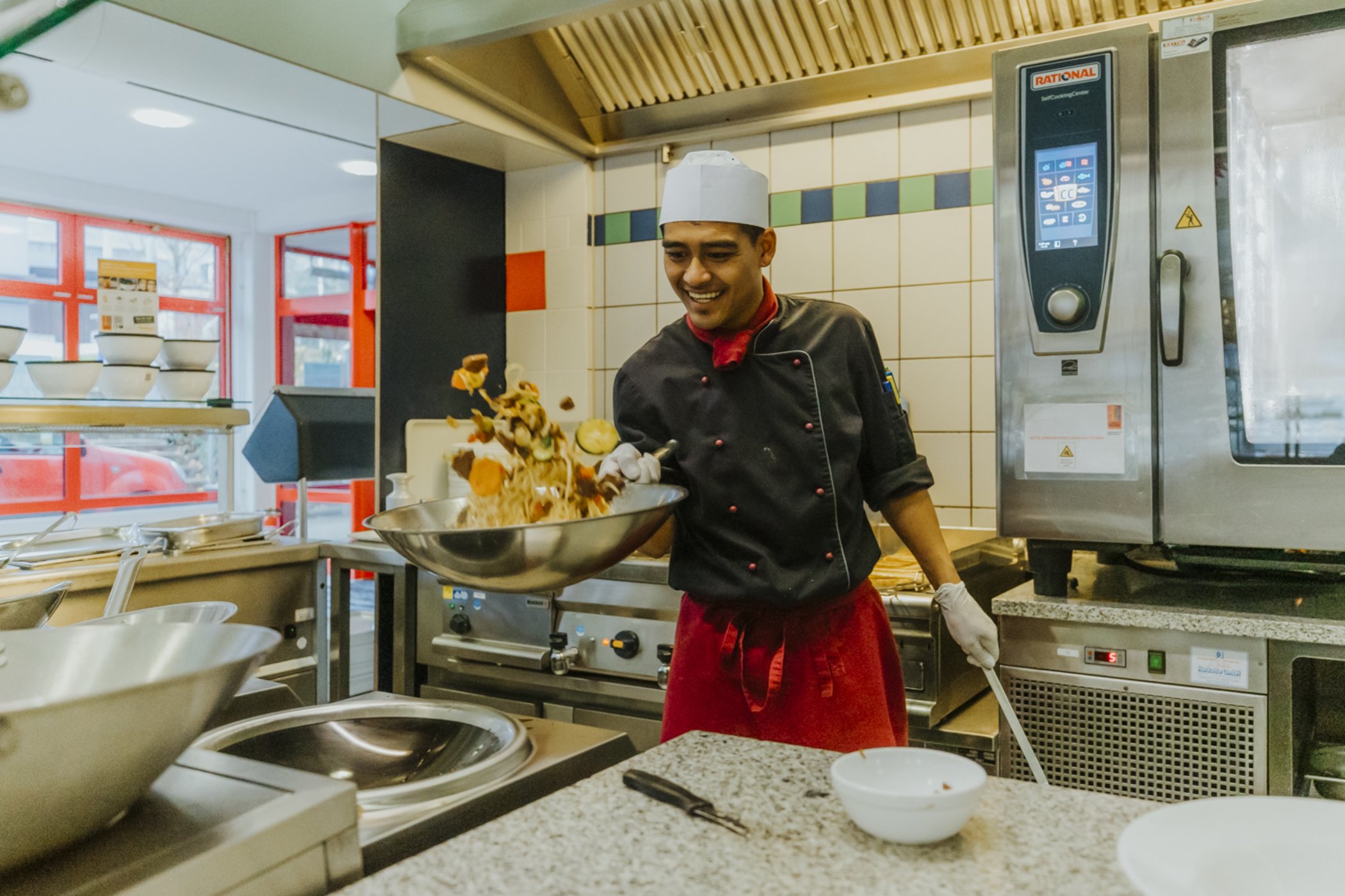 Innenansicht von unserem U-Café, Campus Duisburg