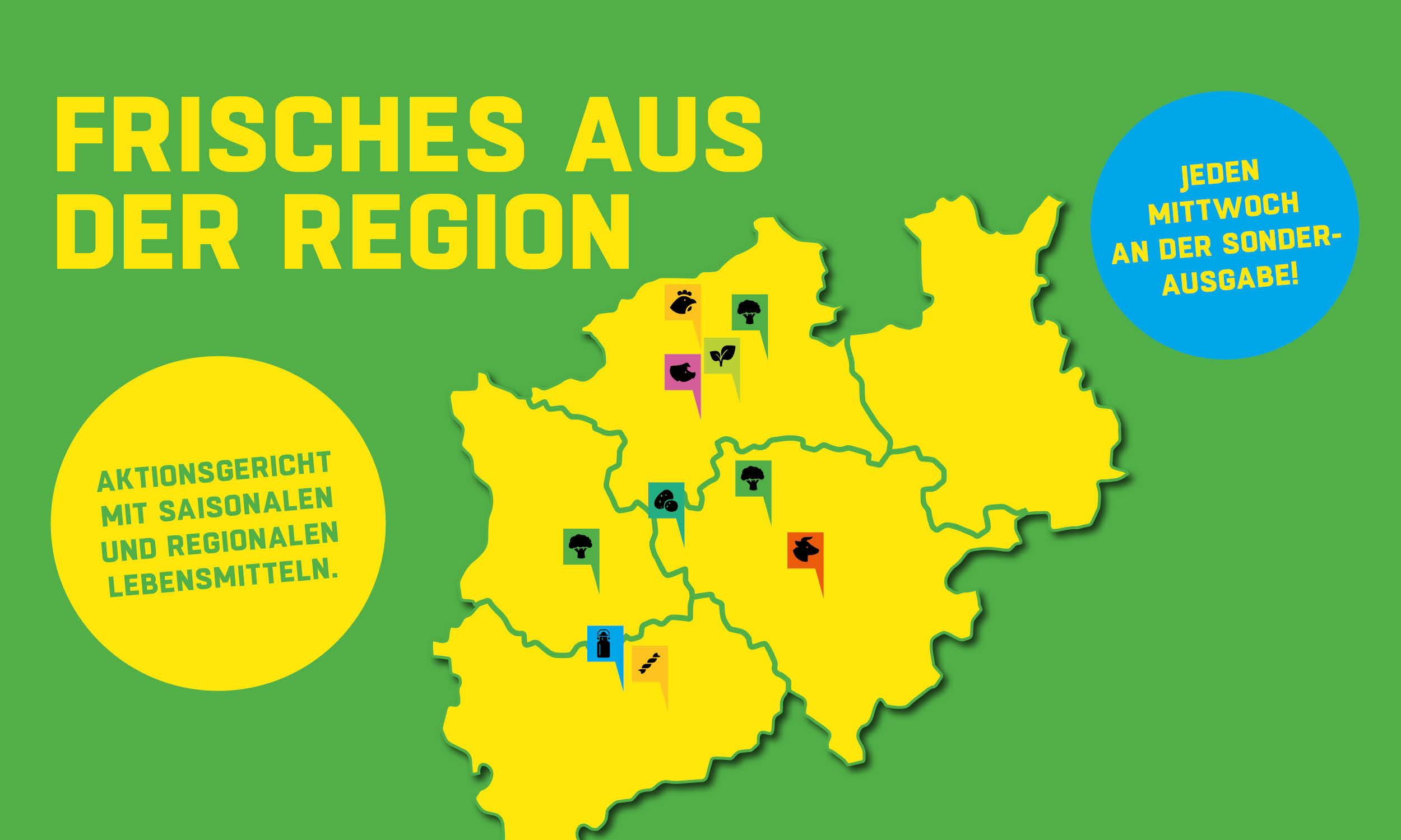 Regionale und saisonale Aktionsgerichte in der Mensa