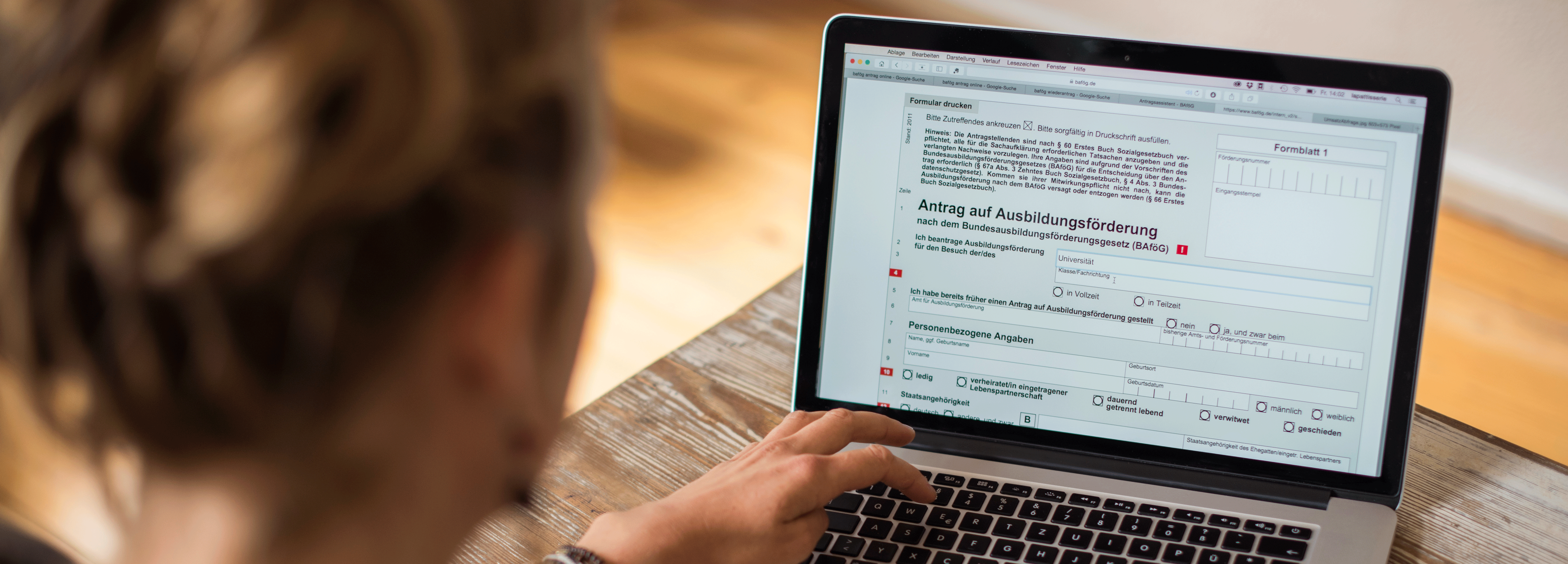 BAföG Antrag online stellen