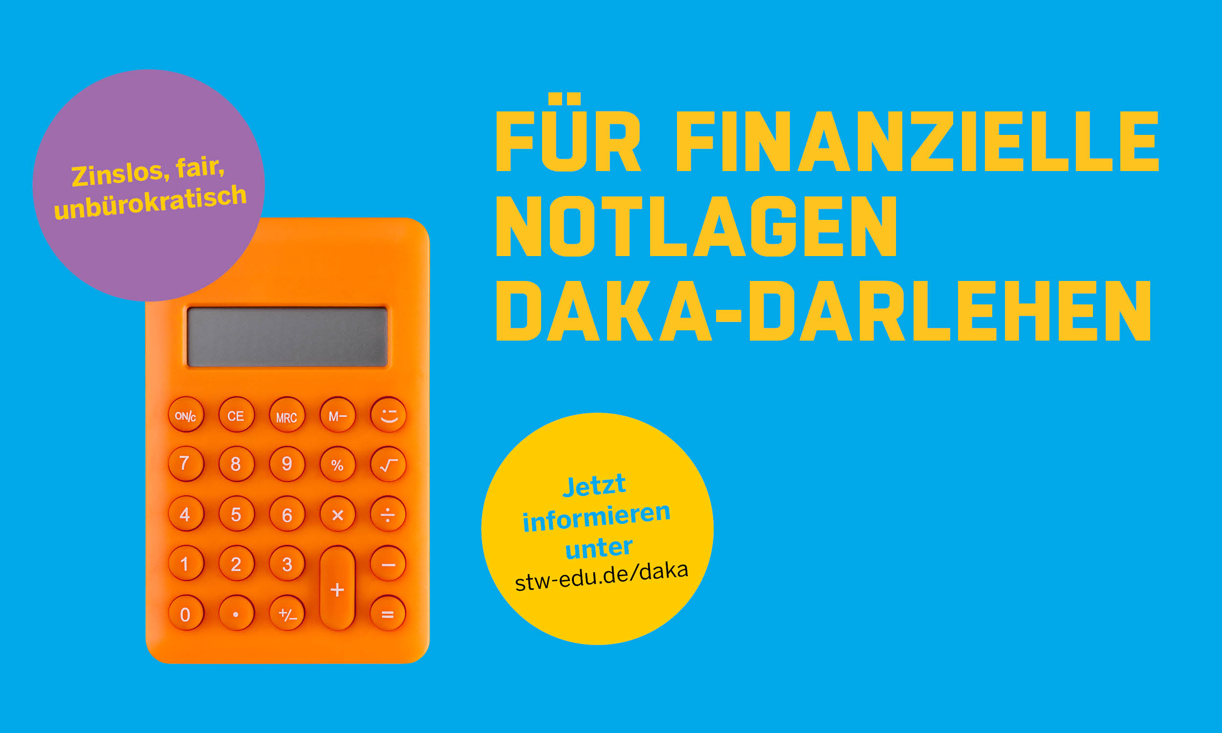 Die Darlehenskasse der Studierendenwerke e.V. vergibt zinslose Darlehen an Studierende in finanziellen Notlagen und fördert studienbedingte Pflichtsemester sowie freiwillige Auslandspraktika.